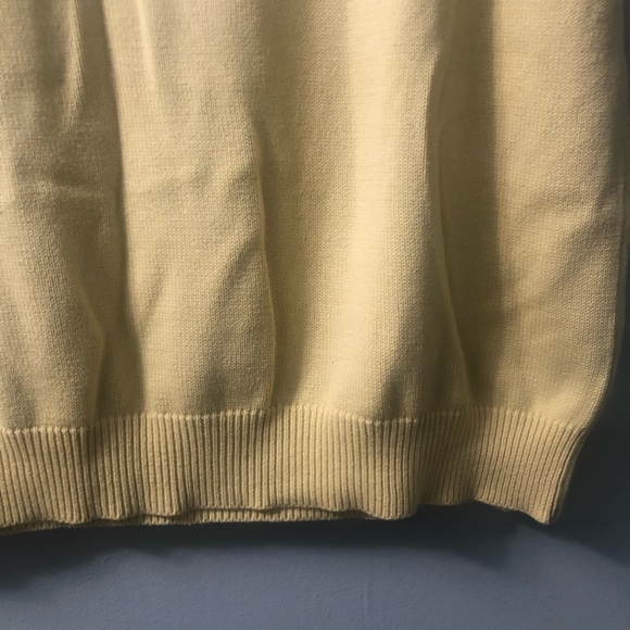 Mens Yellow GREG NORMAN GOLF Collection Knit Pullover Vest XL - Picture 4 of 6